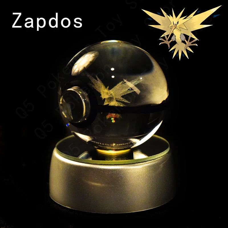 Veilleuse Pokémon Crystal Ball 3D - Cadeau Collector Unique