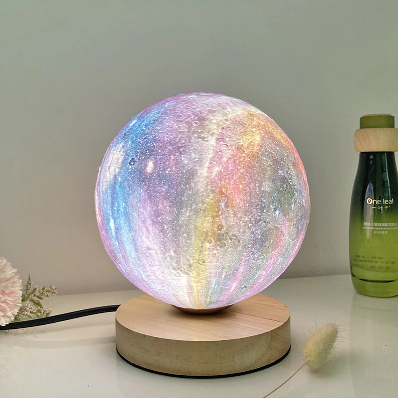 Lampe Lune 3D — Veilleuse Design Tactile