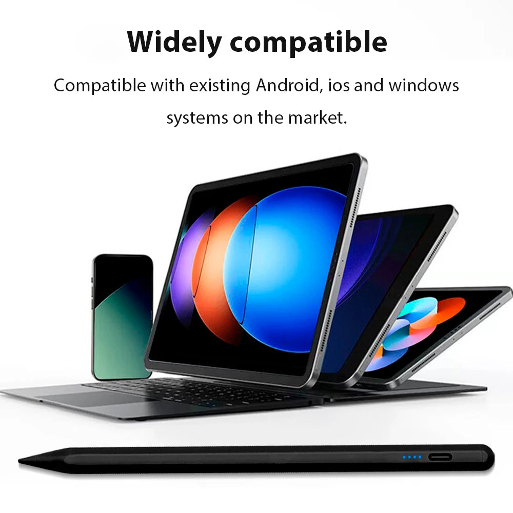 Stylet Universel avec Fixation Magnétique - Compatible iPad, iPhone, Android, Samsung, Huawei