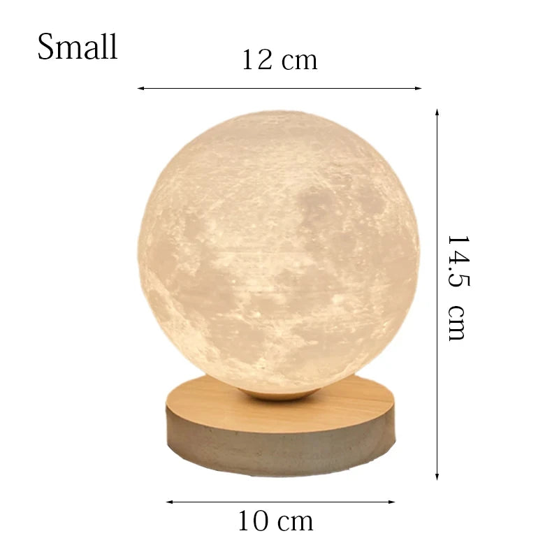 Lampe Lune 3D — Veilleuse Design Tactile