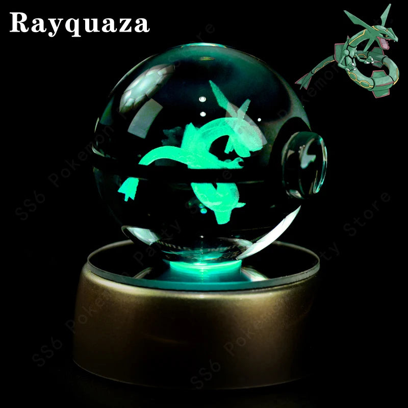 Veilleuse Pokémon Crystal Ball 3D - Cadeau Collector Unique