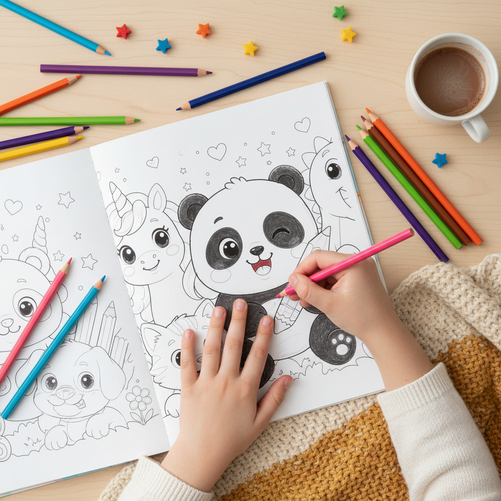 Lifestyle enfant coloriage