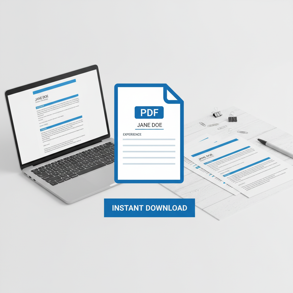 Mockup téléchargement PDF