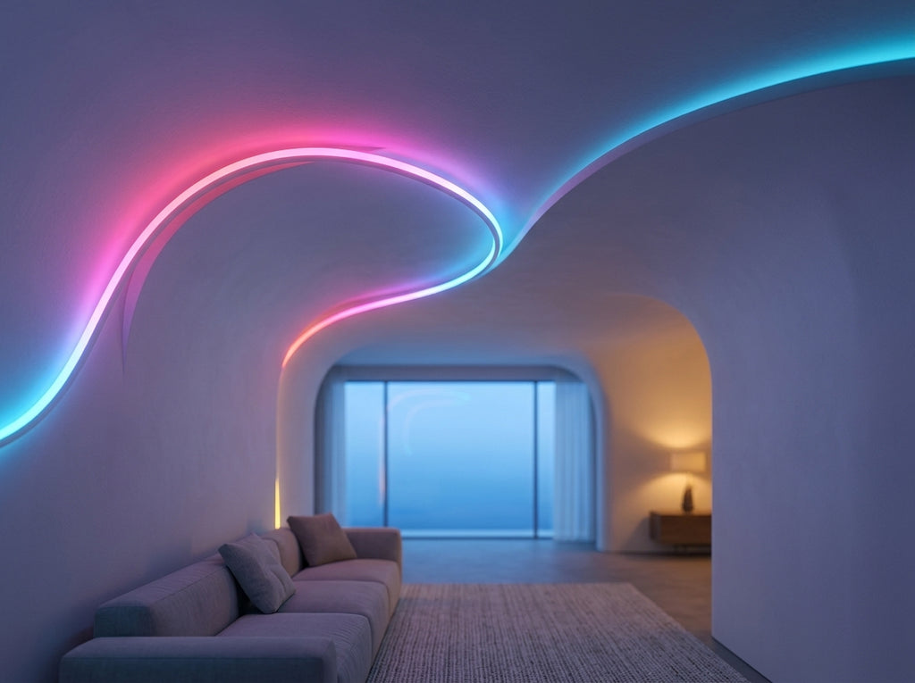 Smart RGB Neon LED Rope Light Kit — Lifestyle - Home | Generated by Modelize